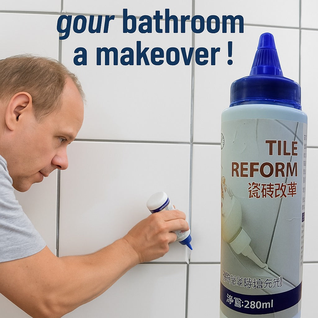 (280ML)Tile Reform Glue Tiles Gap Filler Agent | Waterproof Grout Sealant Adhesive Adhesive