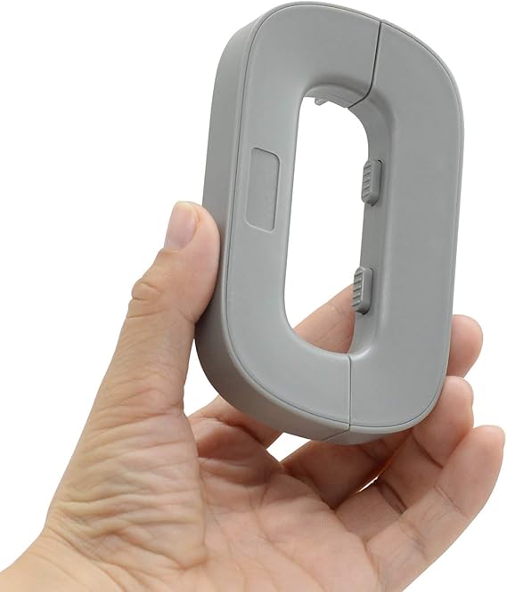 Child Safety Refrigerator Lock – Self-adhesive Fridge & Freezer Door Lock With Double Safety Button – Easy One-hand Use