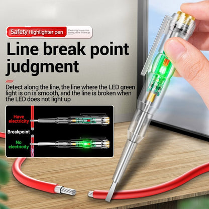 LED Test Pen – Intelligent Induction Power Voltage Detector Pen Voltmeter 24–250V Circuit Tester Tool
