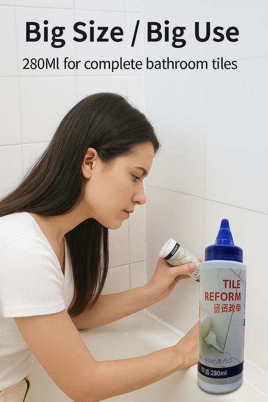 (280ML)Tile Reform Glue Tiles Gap Filler Agent | Waterproof Grout Sealant Adhesive Adhesive